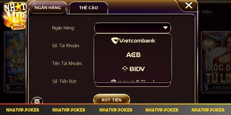 Lựa chọn một trong các ngân hàng khi giao dịch